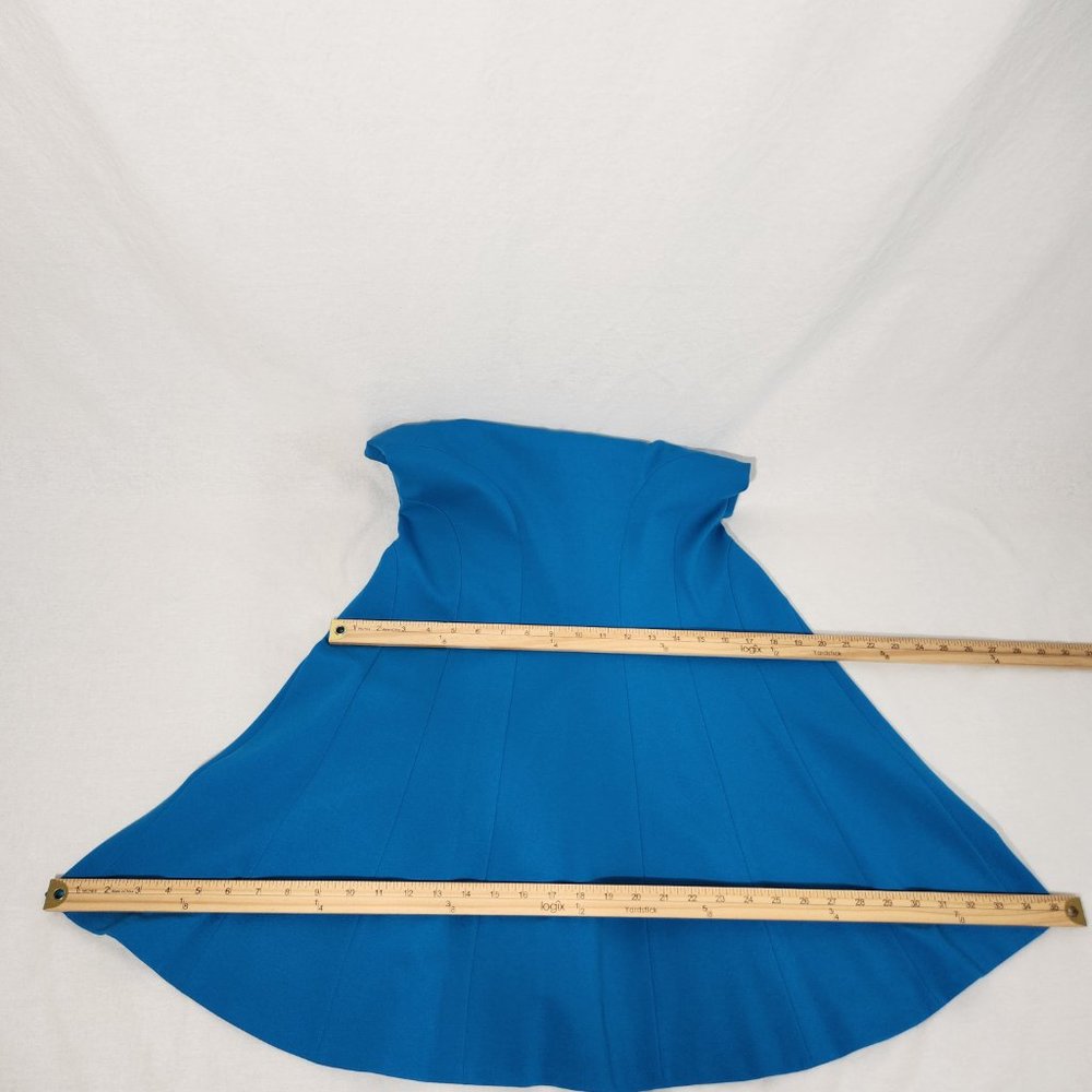 DIANE VON FURSTENBERG Minimalist Stretchy Blue Sleeveless Dress Size10 LIKE NEW! - Picture 16 of 16